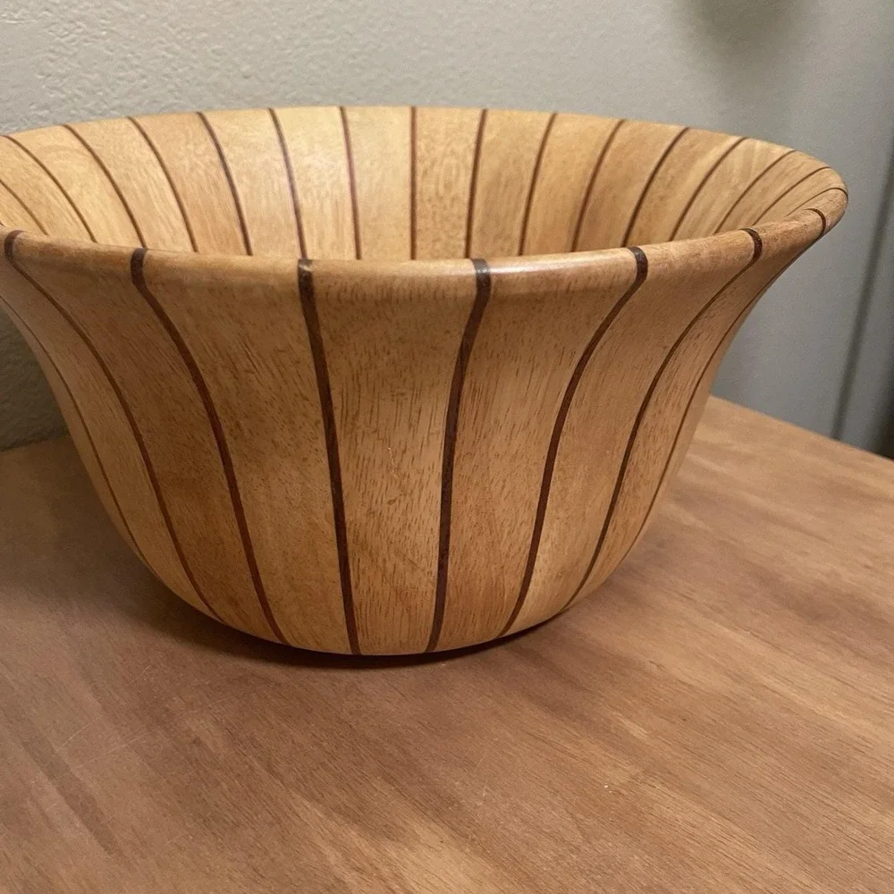 VTG Dansk Quistgaard Staved Tulip Bowl 13